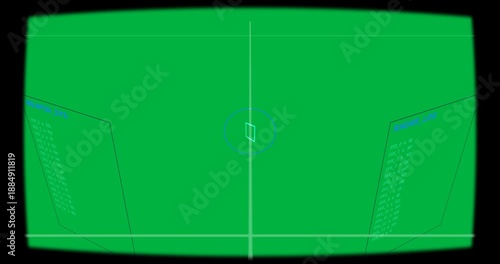 HUD powering, reticle rotating marker, panels sliding, scanning, locking target on transparent void