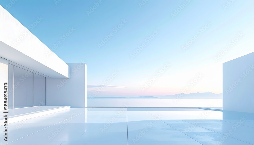 Obraz premium daylight, clean minimal, centered composition, 