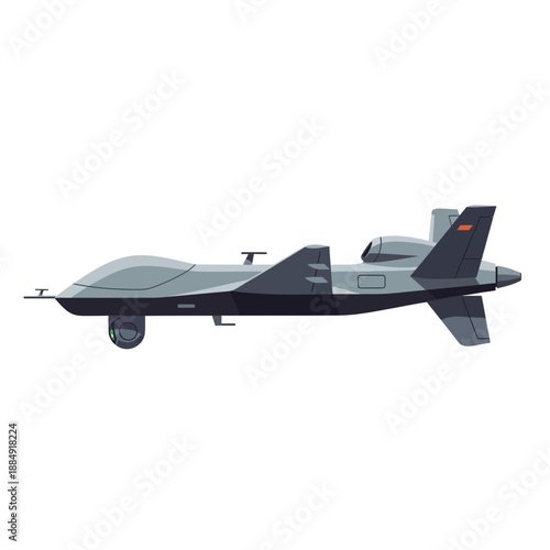 Modern military drone aircraft, remote controlled, surveillance, unmanned aerial vehicle