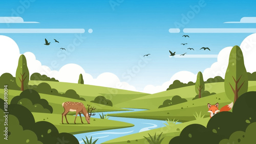 Cows Grazing in Pasture.