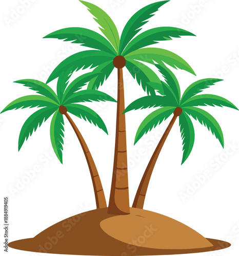 palm trees on the beach