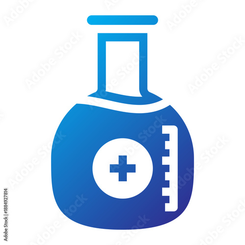 Gradient icon of a medicine bottle