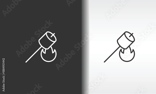 Marsmellow Vector, Icon Or Logo Sign Isolated Symbol Illustration