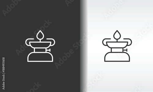 Stove Vector, Icon Or Logo Sign Isolated Symbol Illustration