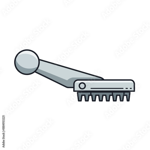 Mechanical Claw Grasping Object