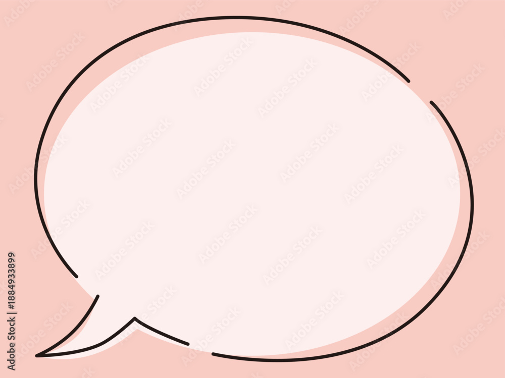 Fototapeta premium Speech Bubble Vector Illustration | Message and Communication Design