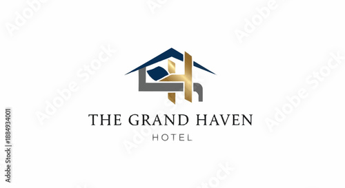 The Grand Haven Hotel Logo Design.