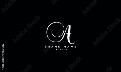 EA AE E AND A Abstract initial monogram letter alphabet logo design