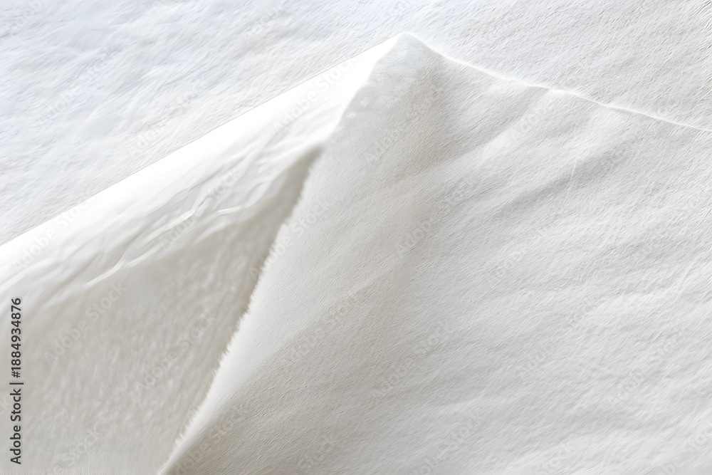 Obraz premium clean white paper texture fine natural fibers