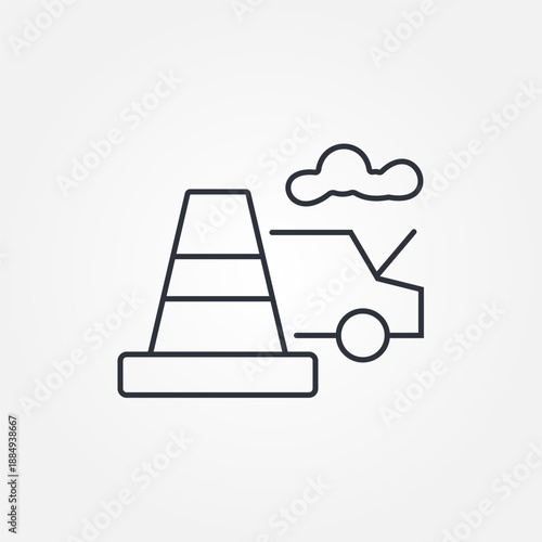 Traffic signs. International road signs isolated on a white background. Priority, warning, prohibition, mandatory, informational, service, and additional signs. Vector illustration. Main signs.