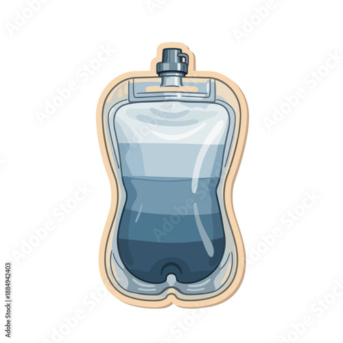 Reusable Water Bottle with Drinking Water.