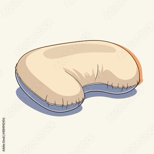 Kidney Bean Illustration on White Background.