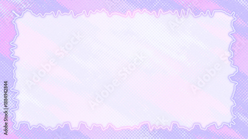 可愛いハーフパターンの背景フレーム