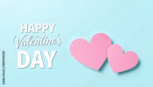 Wallpaper Mural Happy valentine's day with hearts Torontodigital.ca