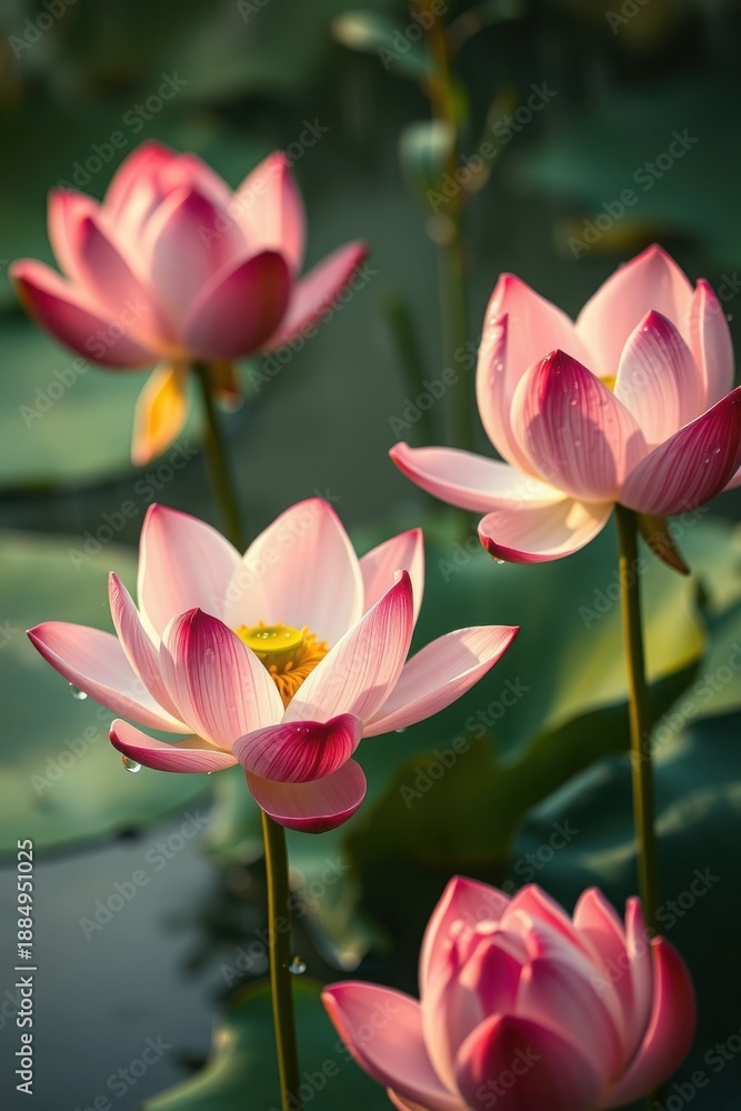 Obraz premium Bunga Teratai