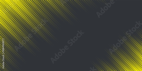 Dots halftone yellow and dark blue color pattern gradient grunge texture background. Dots pop art sport style. eps 10