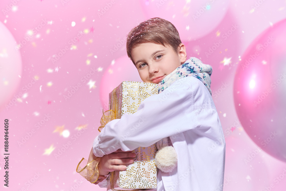 Fototapeta premium Gift Christmas Joy