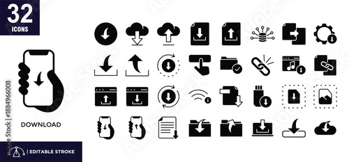 Download mixed  icon set