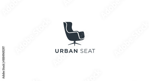 Modern Chair Logo Design for Urban Seat.