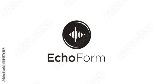 EchoForm Logo Sound Wave Design Element.