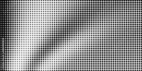 Background with monochrome dot texture. Polka dot pattern template. Background with black dots - stock vector dots basic background dots