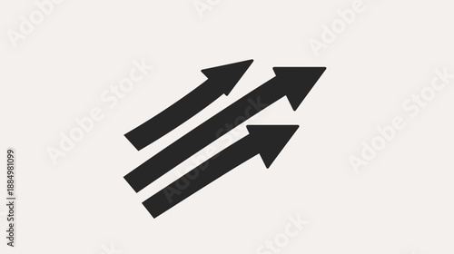 Three Black Arrows Pointing Right Direction.
