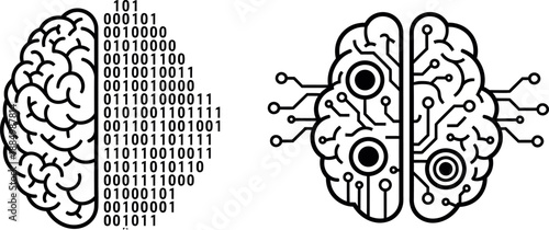 Human brain vs artificial intelligence brain