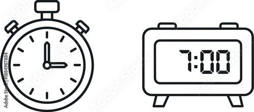Time keeping devices illustration