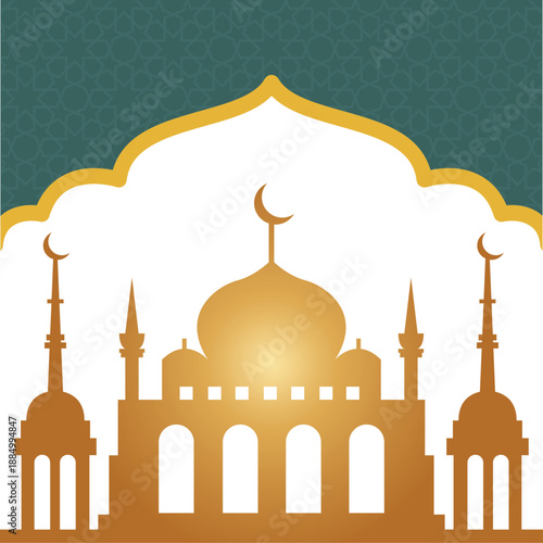 taj mahal vector illustration