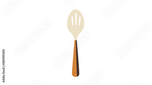 Silicone Spatula with Wooden Handle.