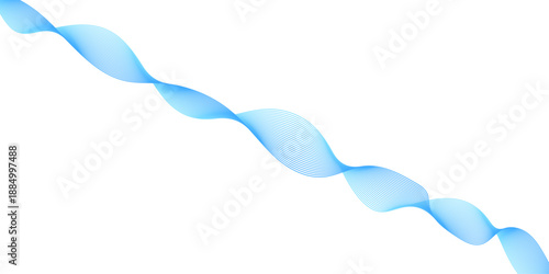 Clean abstract blue wave background design featuring fluid liquid curves and light motion patterns for a modern sea water vector illustration