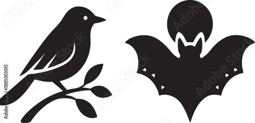 A silhouette of a dog in mid leap displaying energetic movement