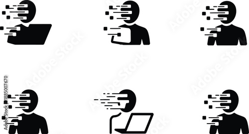 Digital Disintegration of Human with Laptops and Tablets