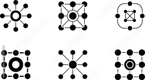 Network and Connection Hub and Spoke, Grid, and Circular