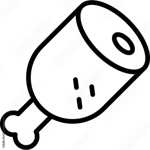 Meat icon in Line Style