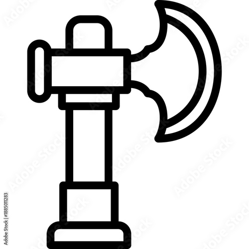 Axe icon in Line Style