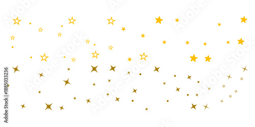 Gold Stars Ramadan Decoration