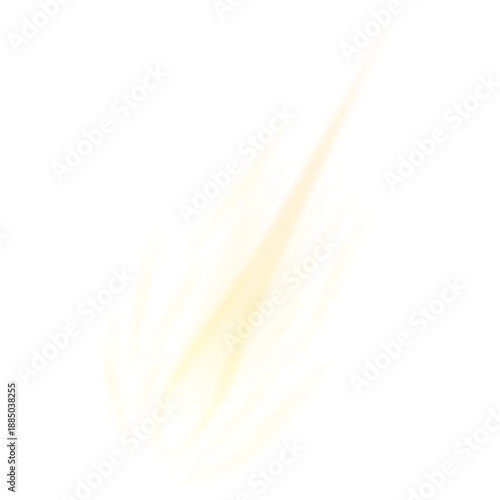 Illustration of a Falling Meteor or Shooting Star