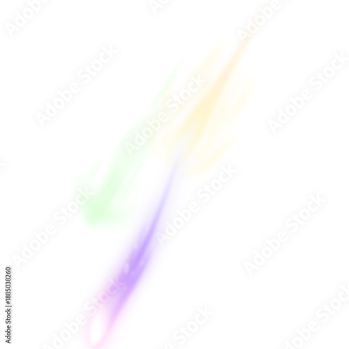 Illustration of a Falling Meteor or Shooting Star