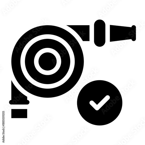 hose glyph icon