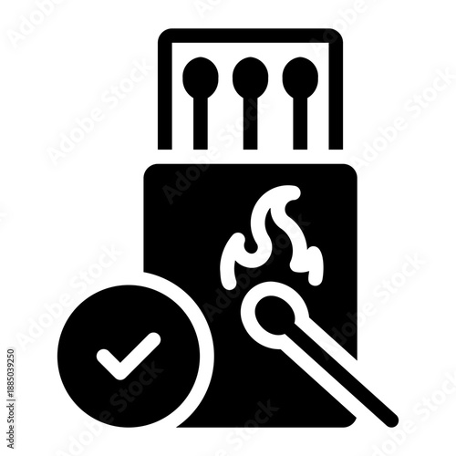 matches glyph icon