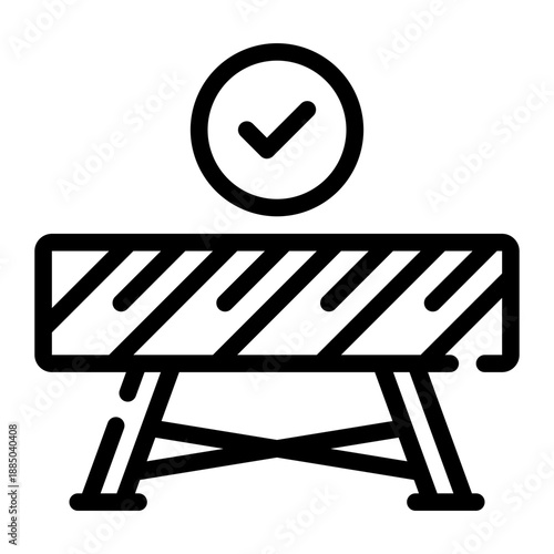 barrier line icon