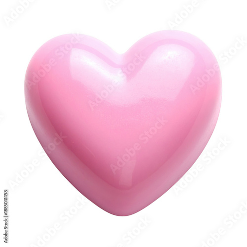 Sweet candy heart isolated on white background