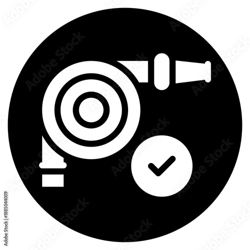 hose glyph icon