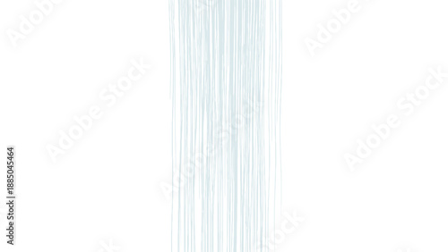 Vertical light blue water splash on white background.