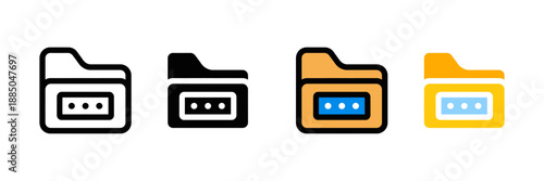 Secure File Icon, Protected Document Symbol