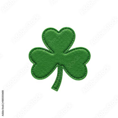 St Patricks Day shamrock green felt