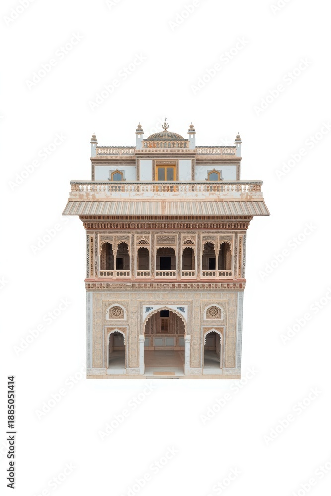 Fototapeta premium Intricate marble palace facade