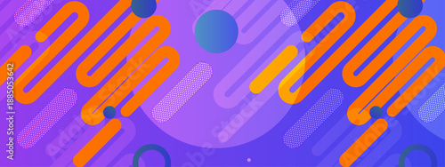 Balanced pink and magenta composition showcasing two glowing circular elements with intersecting light rays for creative projects