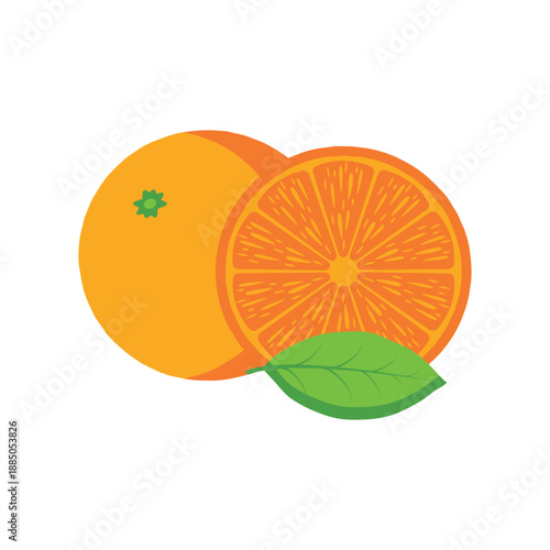 Make a Professional Orange Fruit Vector Png